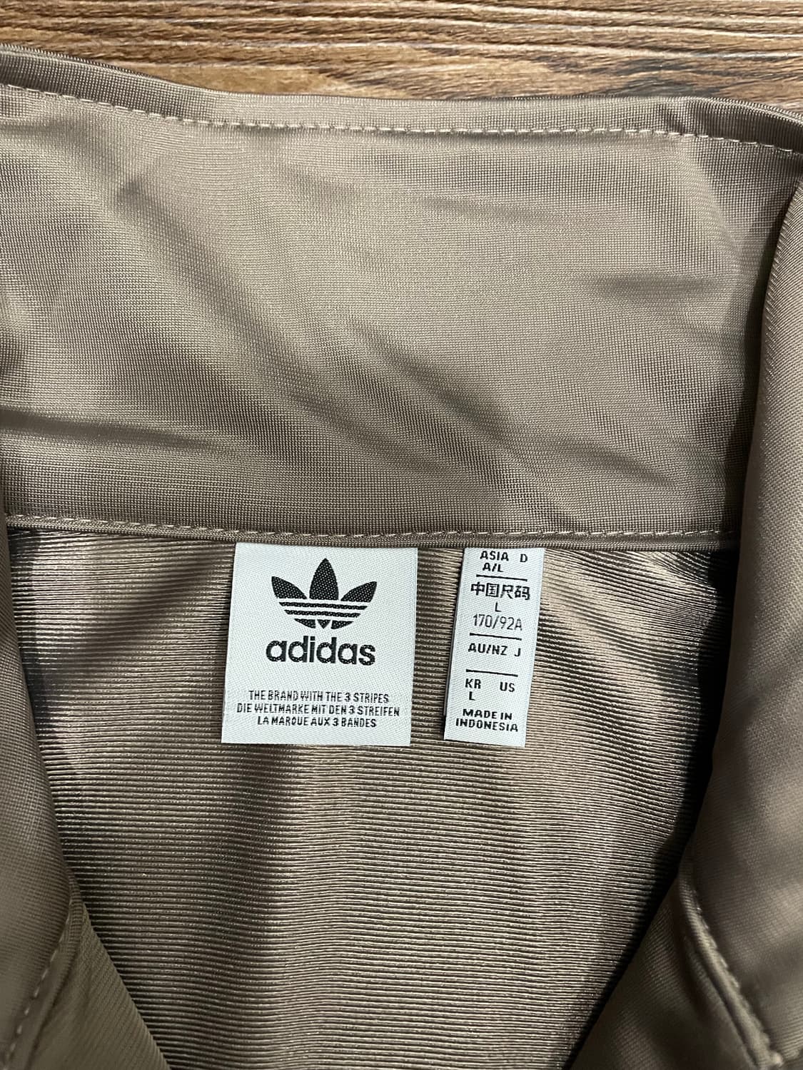 아디다스 파이어버드 트랙탑 져지 트레이스브라운 모카 브라운 상품이미지7