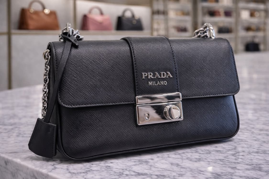 [S급] 프라다 사피아노 패들락 체인 숄더백 판매합니다!!! 상품이미지1