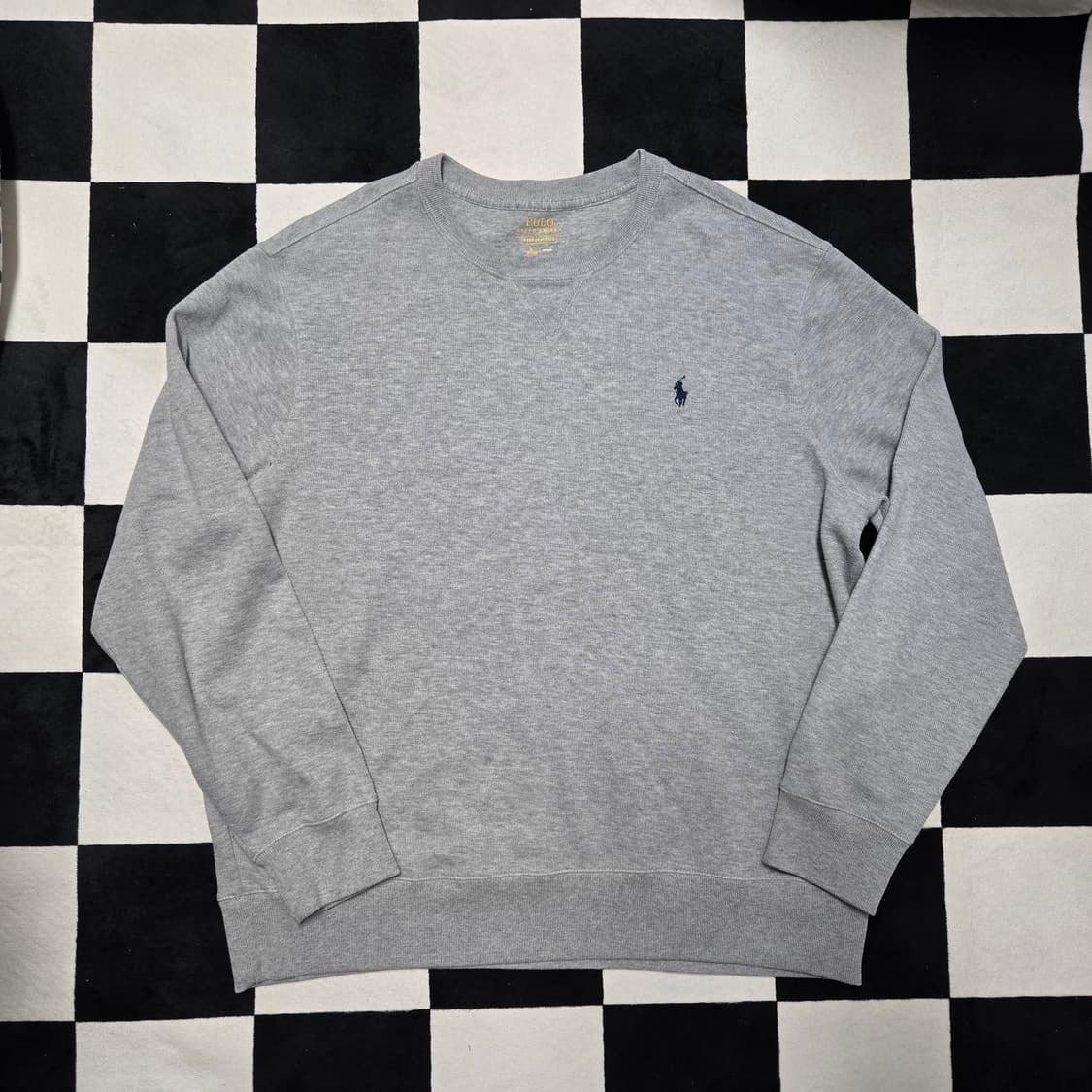 XL 폴로랄프로렌 니트 스웻셔츠 그레이 상품이미지1