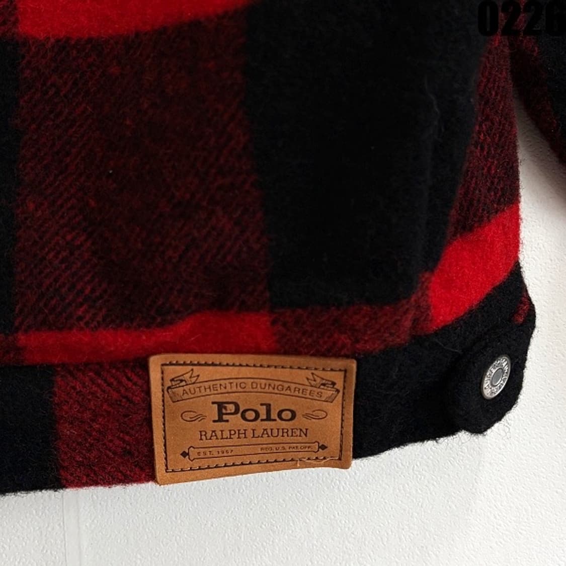 폴로 랄프로렌 버팔로 체크 퀼팅 자켓 M 0226  상품이미지10