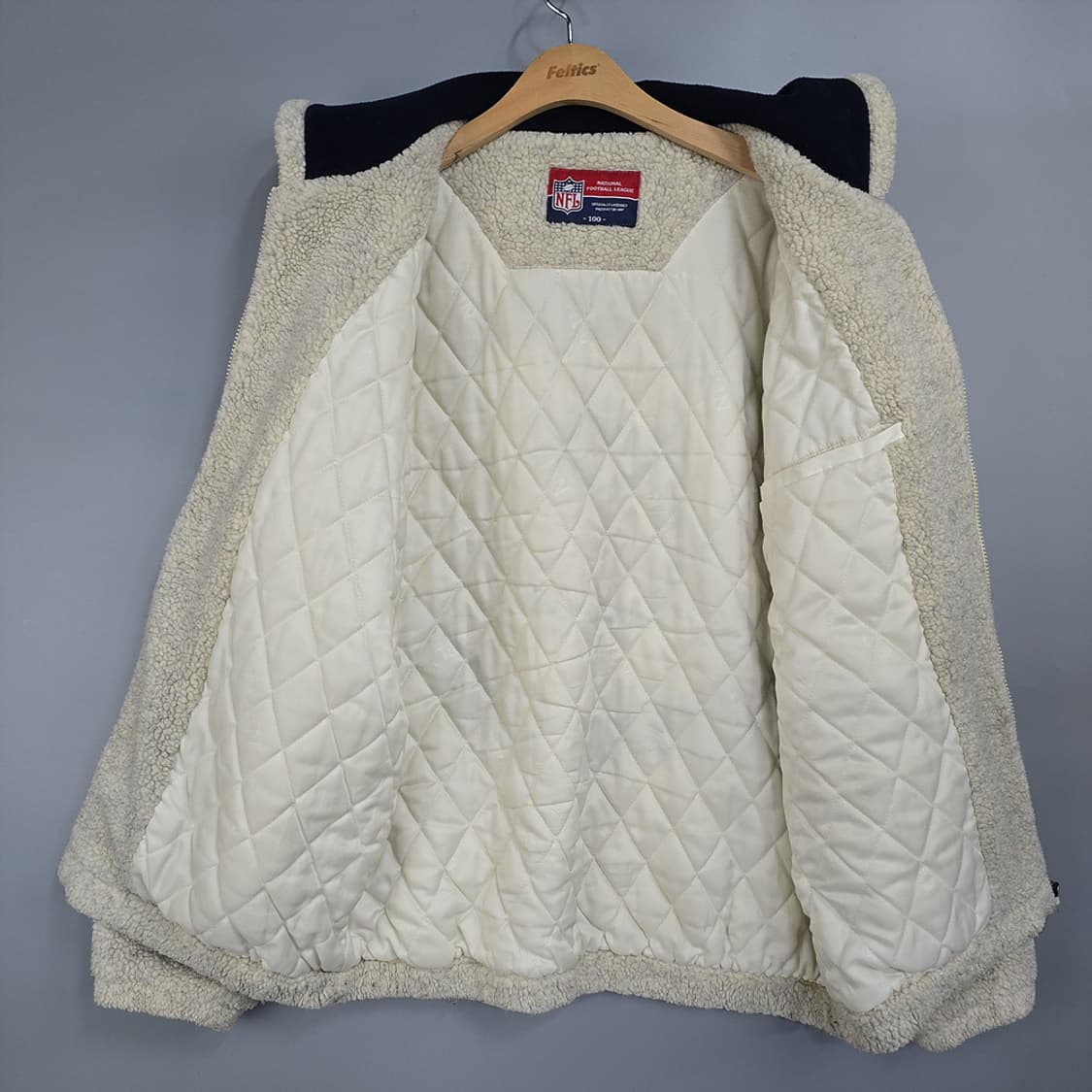 MLB NFL 올드스쿨 빅로고 후리스 점퍼 100 상품이미지8