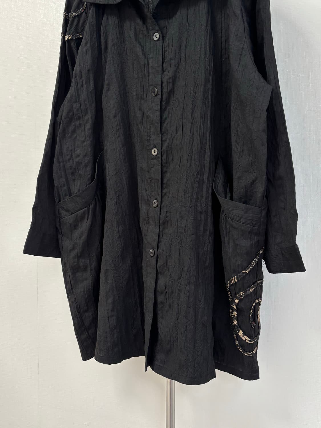 돌돌 파이핑 포인트 오버사이즈 셔츠 상품이미지3