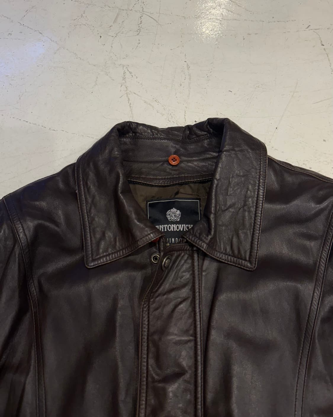 90s ANTONOVICH sheepskin bomber jacket 상품이미지2