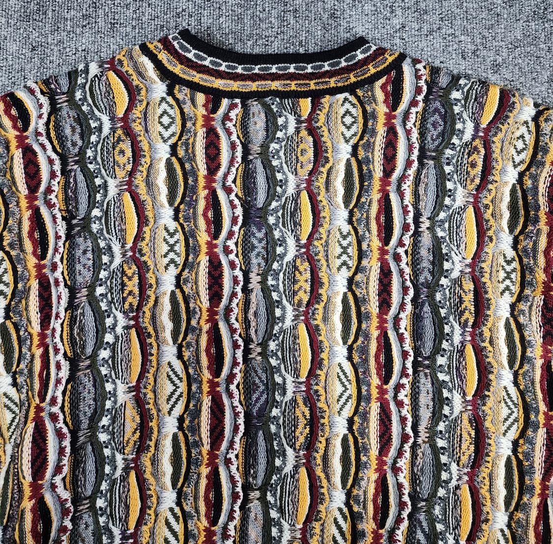 빈티지 쿠지스타일 케이블 울 니트 L 상품이미지4