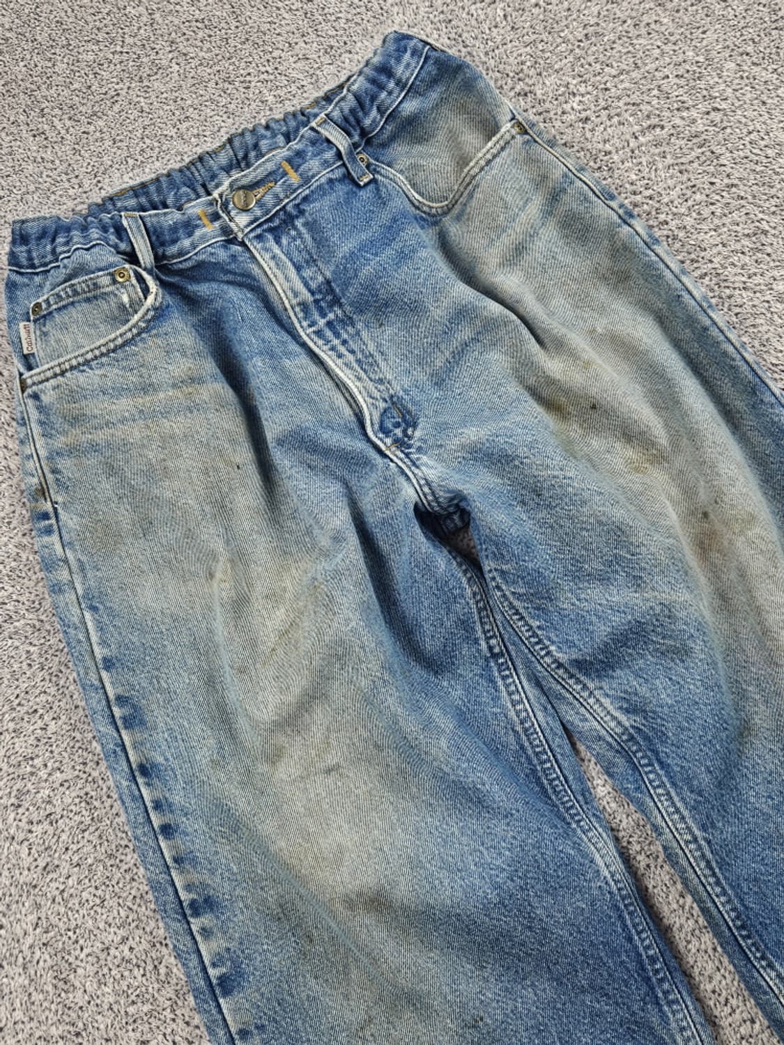 칼하트 헤비 플란넬 밴딩 커스텀 데님 팬츠 ( 38X30 )/ 10554 상품이미지6