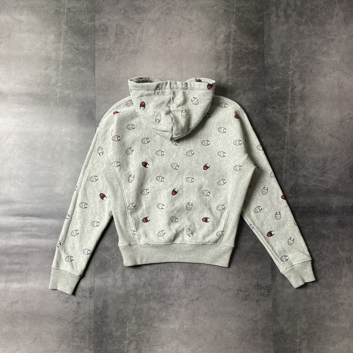 CHAMPION 챔피온 리버스위브 그레이 액션 패널 후드티 A00371 상품이미지5