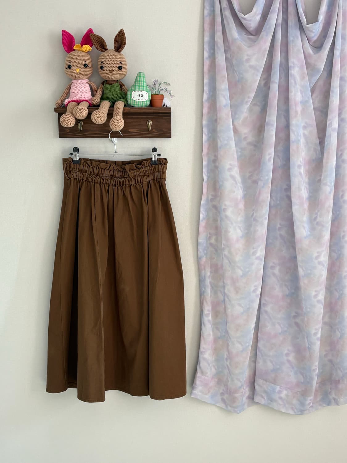 브라운 스커트 상품이미지2