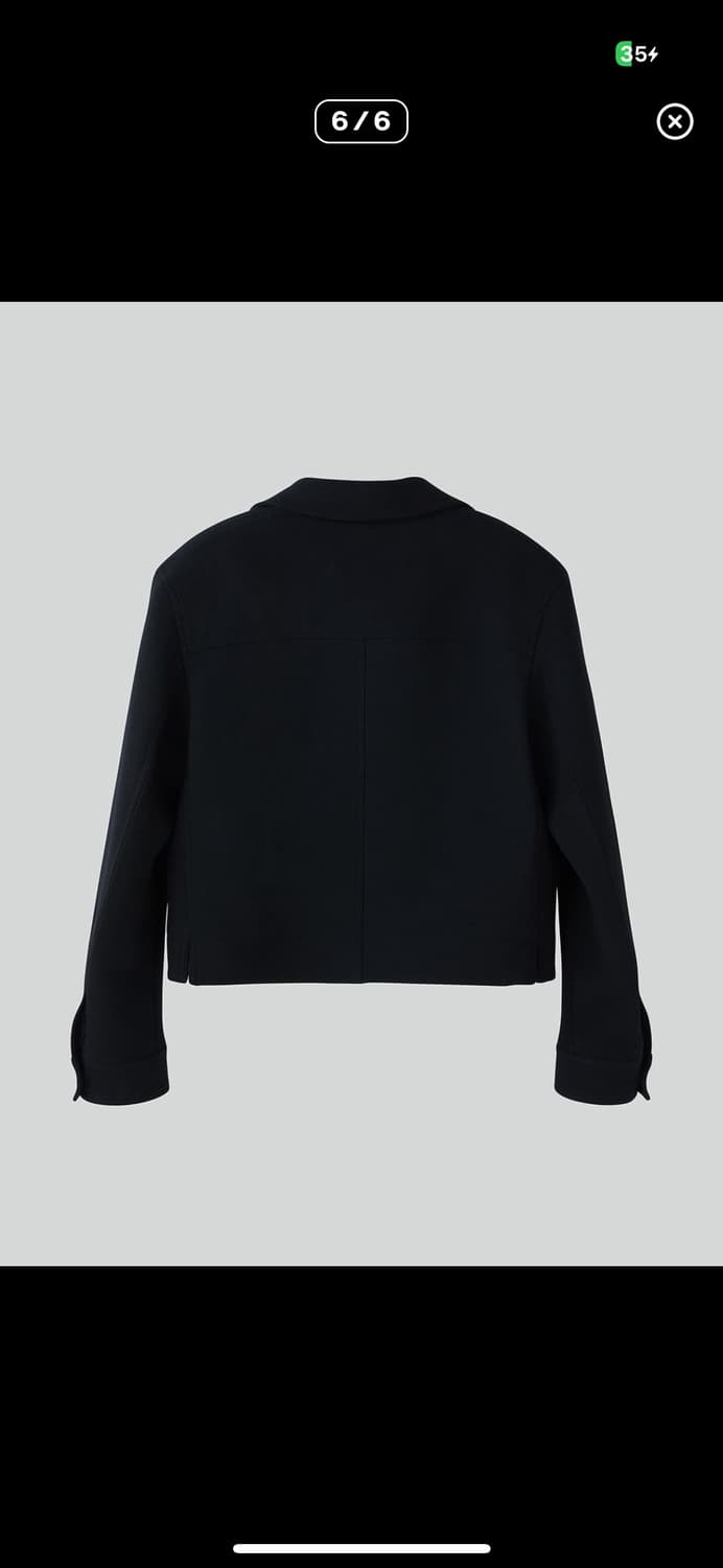 렉토 Recto 24FW 카일 밀리터리 울 블렌드 자켓 블랙 m 상품이미지4
