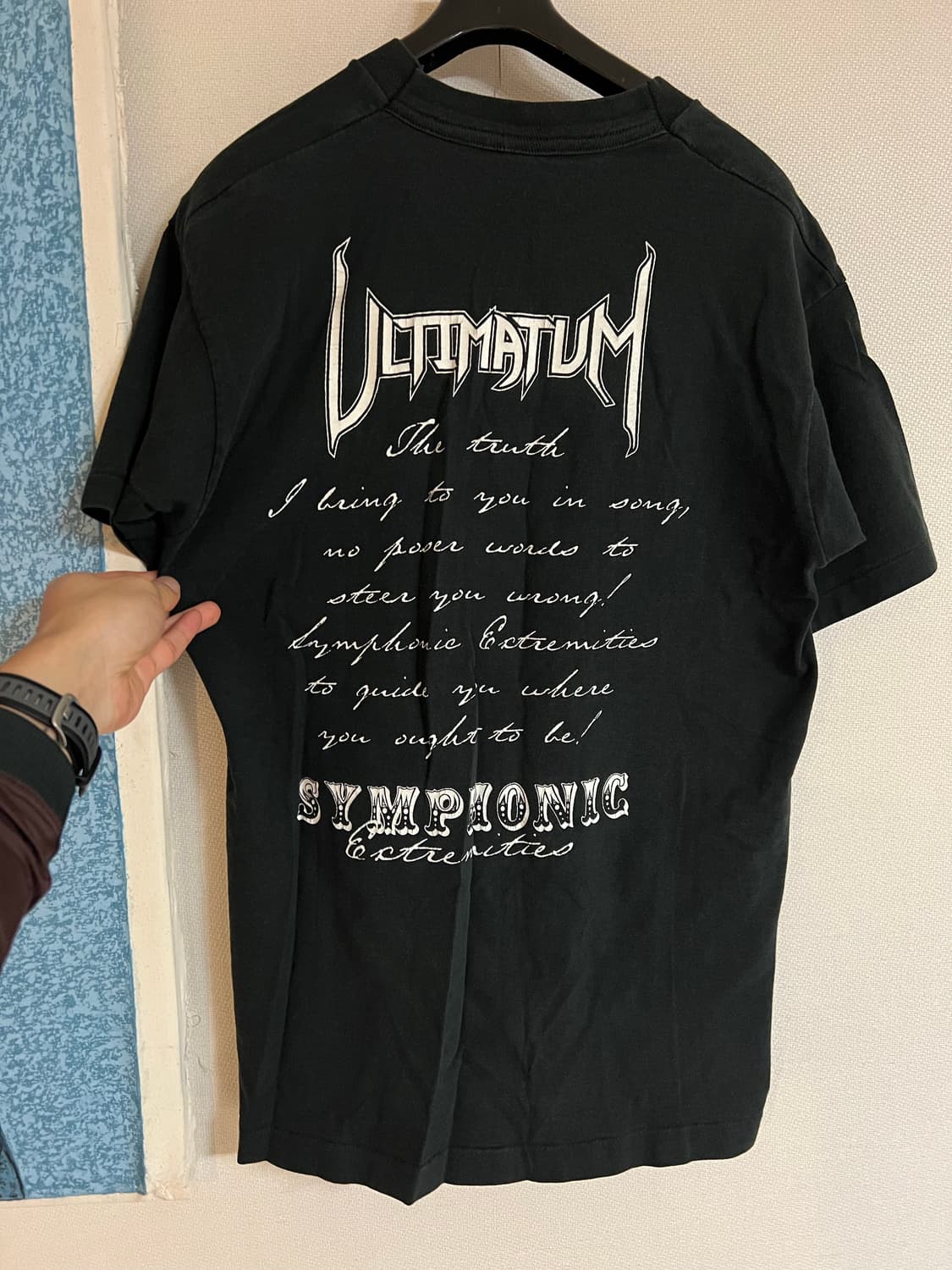 90년대 빈티지 메탈 밴드 티셔츠 Ultimatum USA제 싱글스티치 상품이미지2