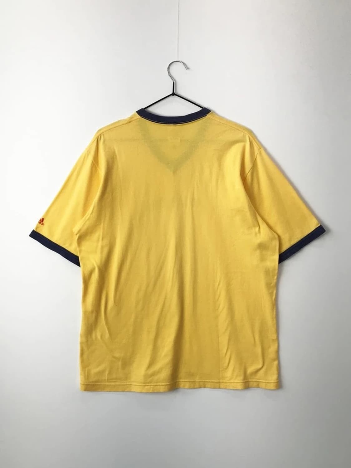 Adidas Yellow V-Neck Ringer Tee 상품이미지5