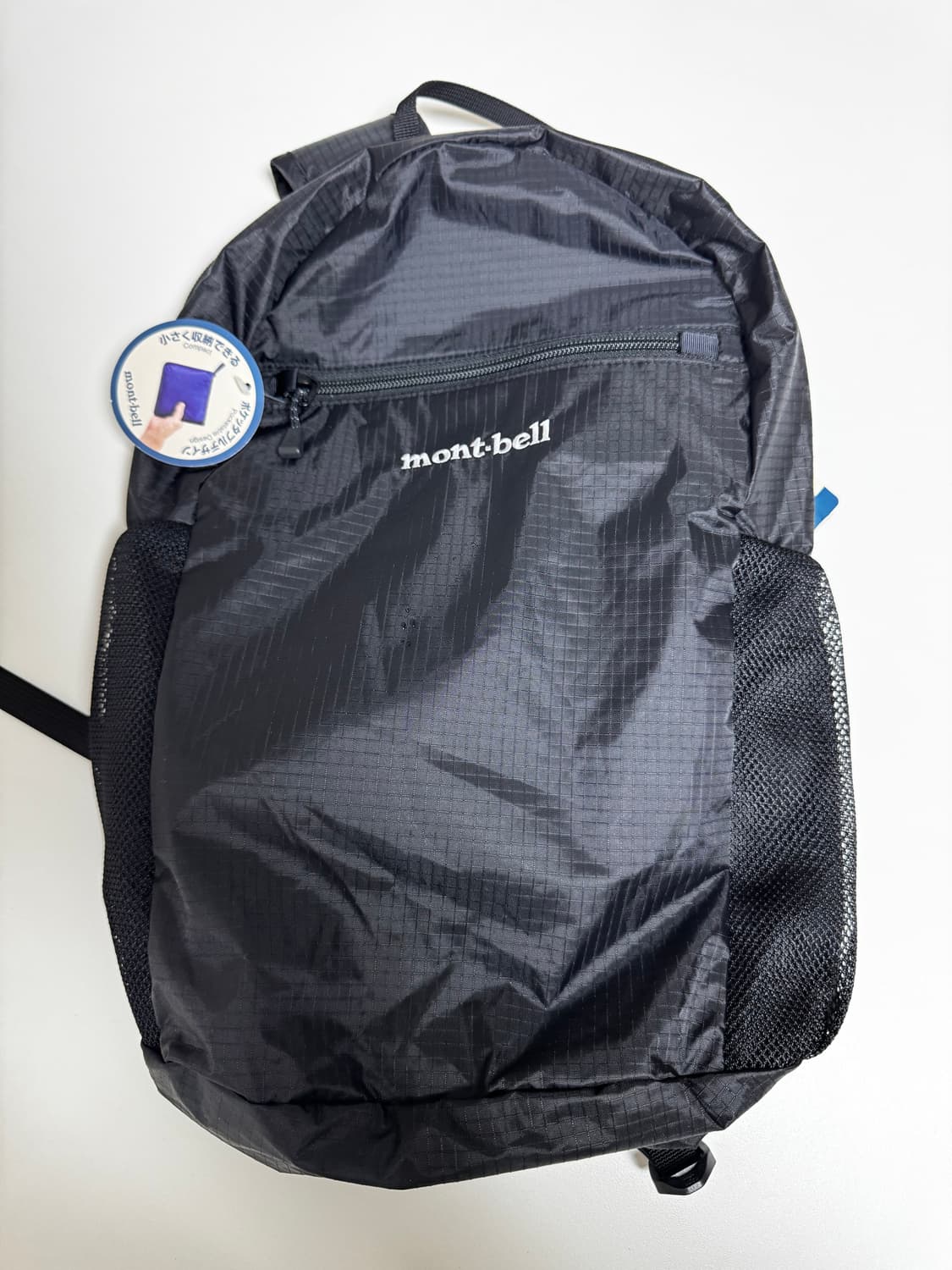 몽벨 포케터블 라이트백 10 블랙 새상품 상품이미지1