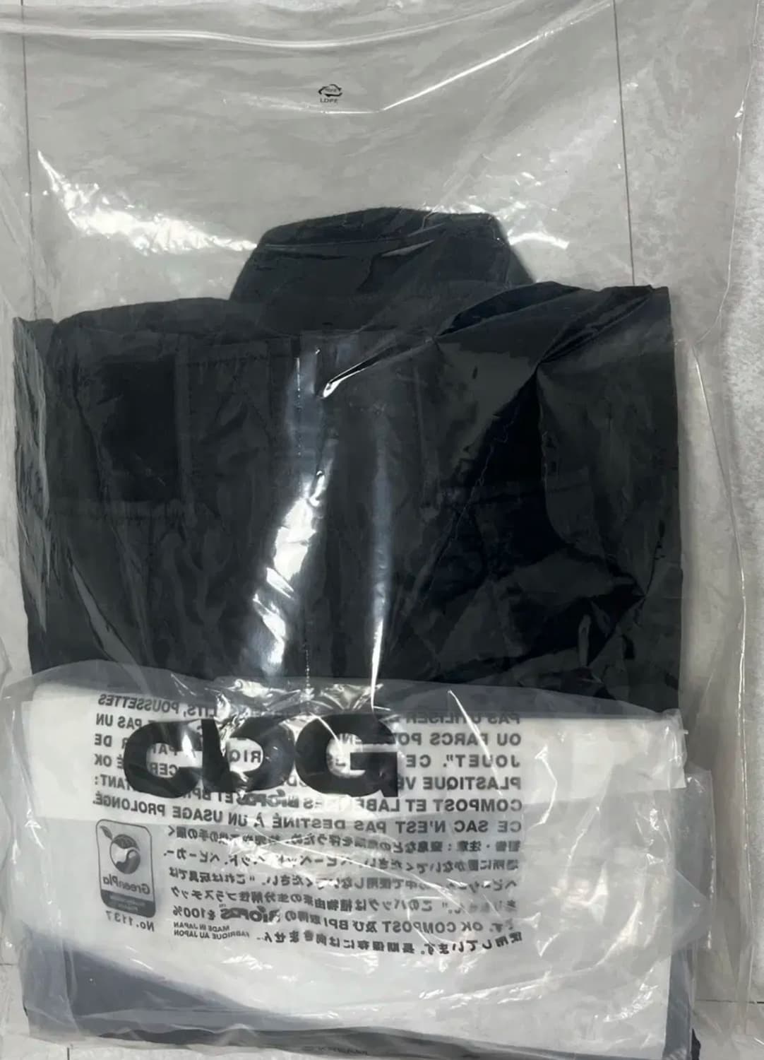 [L] CDG 퀼티드 84-85 스태프 블루종 블랙 상품이미지4