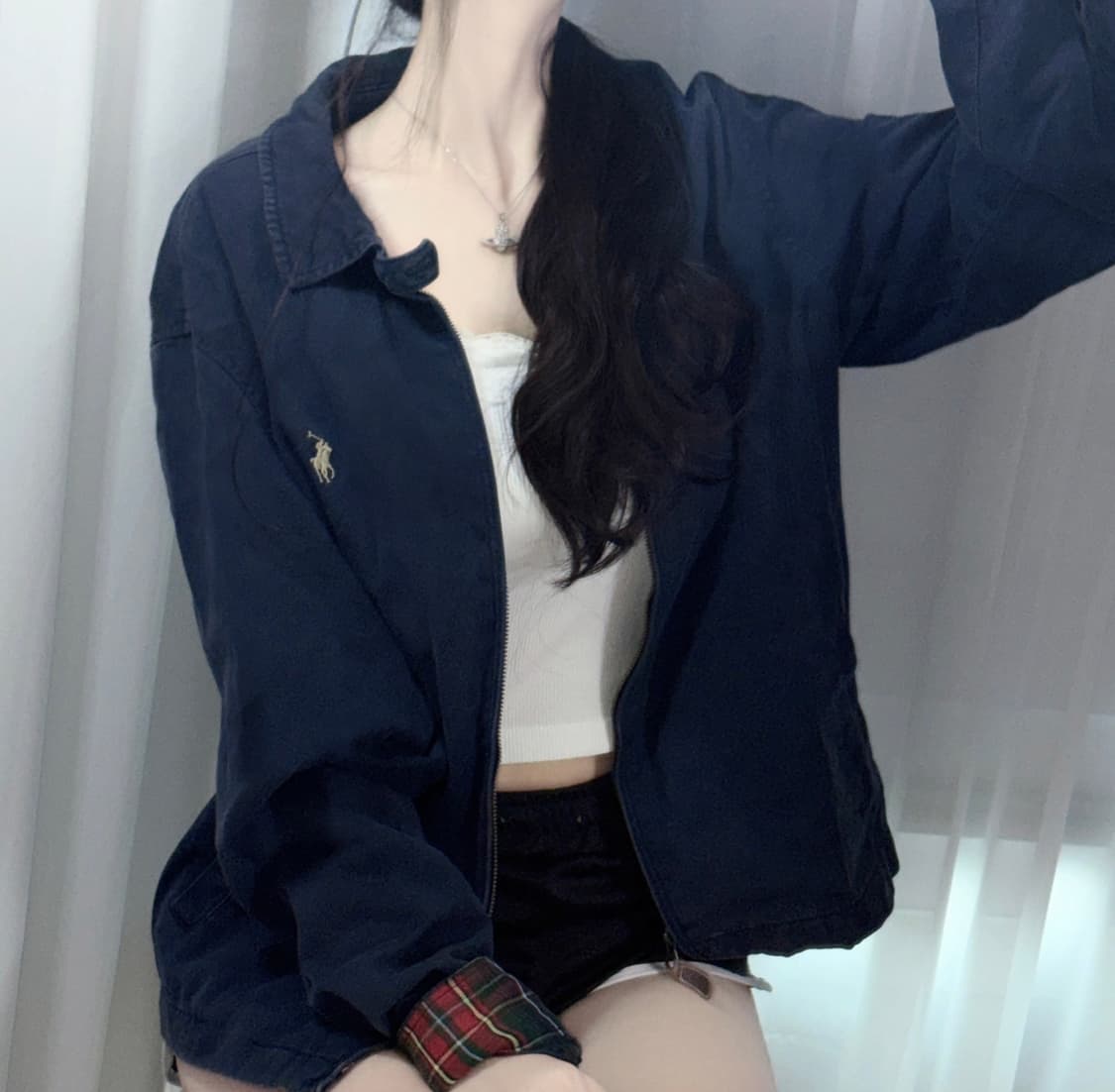 🐰폴로 랄프로렌 스윙 데일리 자켓 체크🪽♥️ 상품이미지2
