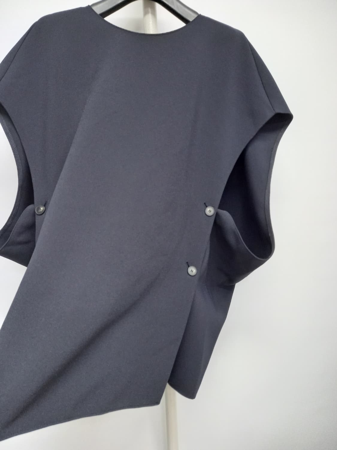 새 AMX 춘하추 얇은 루즈박시핏 베스트 F 44-77 상품이미지4