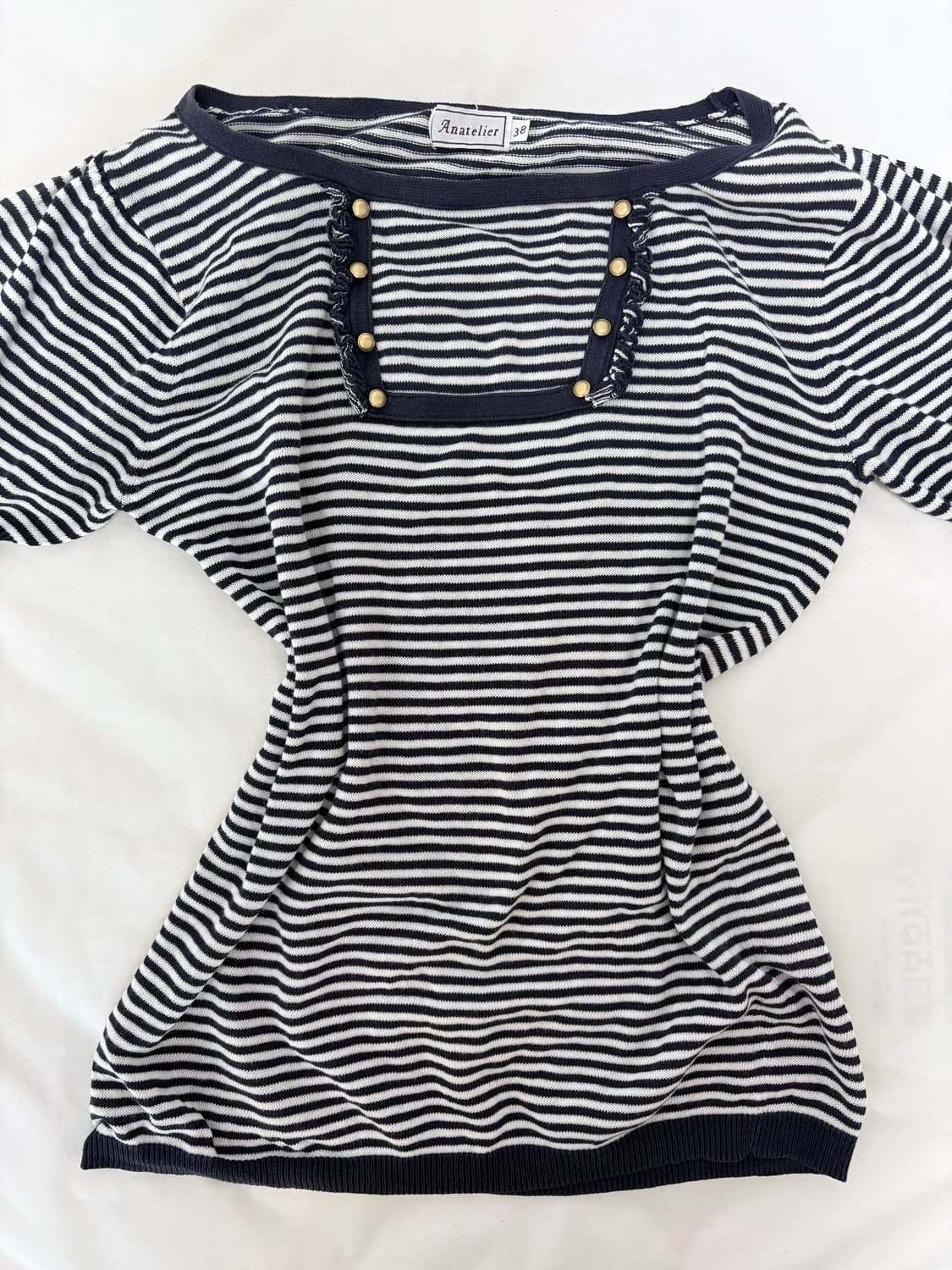 일본 빈티지 스트라이프 반팔 상품이미지1