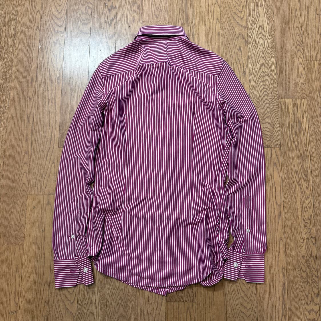 폴로 랄프로렌 버건디 스트라이프 셔츠  상품이미지2