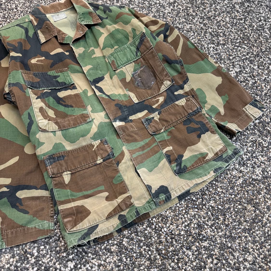 US Army 우드랜드 카모 셔츠 자켓 (XS)   상품이미지3