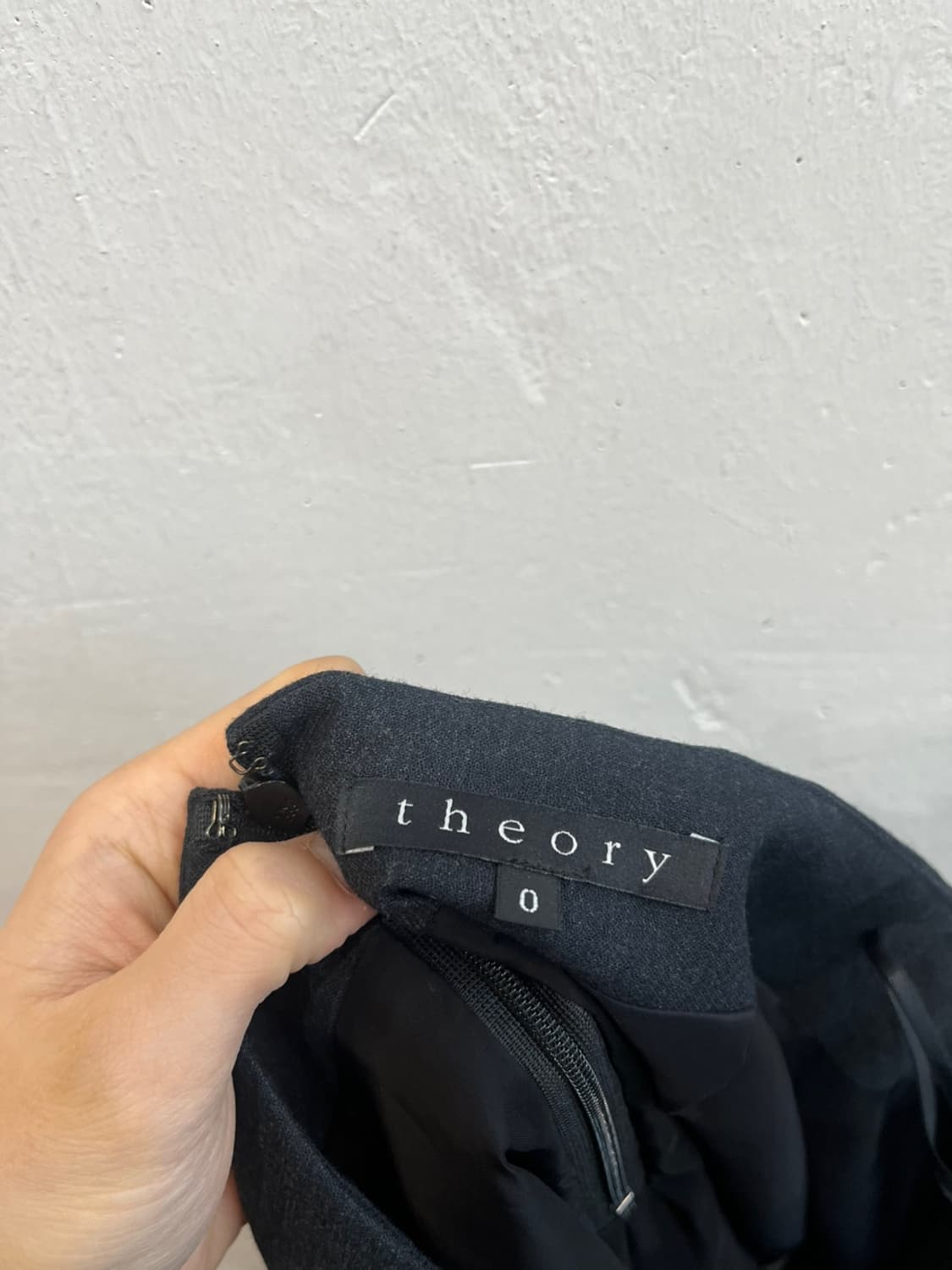 띠어리 그라데이션 울 스커트 치마 Made in JAPAN 상품이미지5