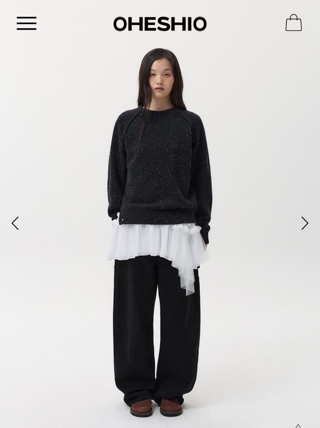 오헤시오 프릴 레이어드 드레스 원피스 상품이미지3