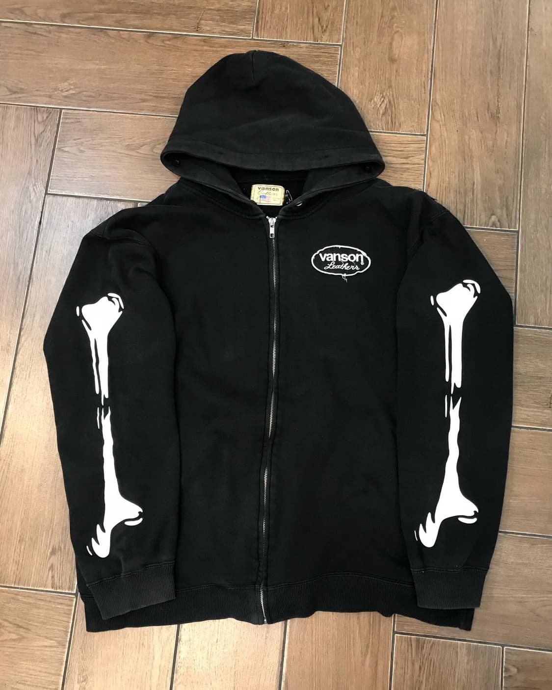 Vanson Skull Hood Zip-Up 상품이미지7