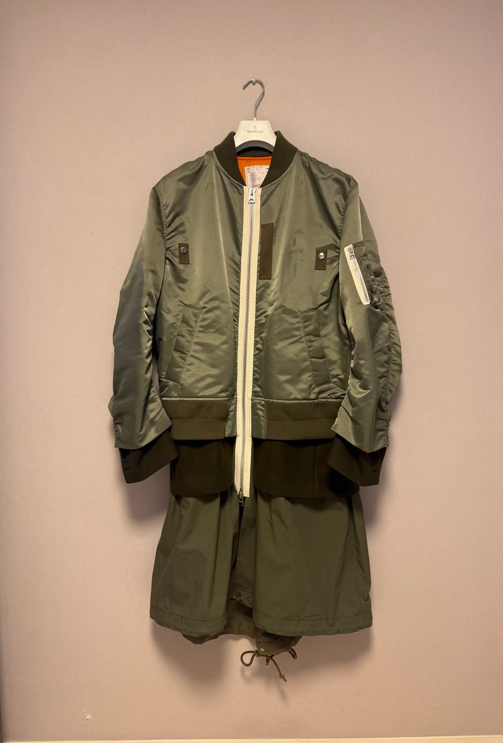 Sacai 사카이 20AW 나일론 트윌 코트 자켓 4사이즈 상품이미지1