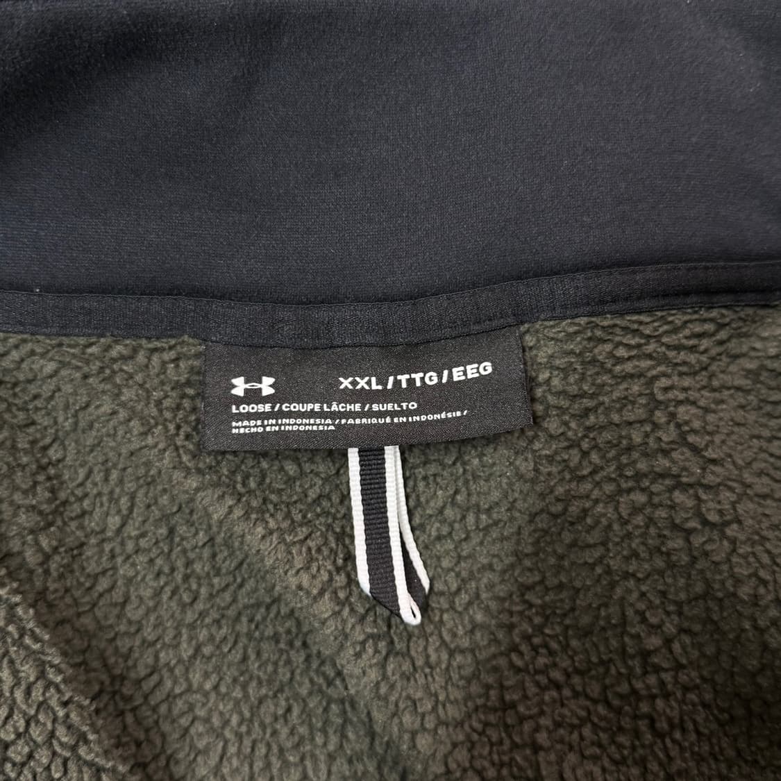 [2XL/110] 언더아머 기모 블랙 집업 자켓 상품이미지6