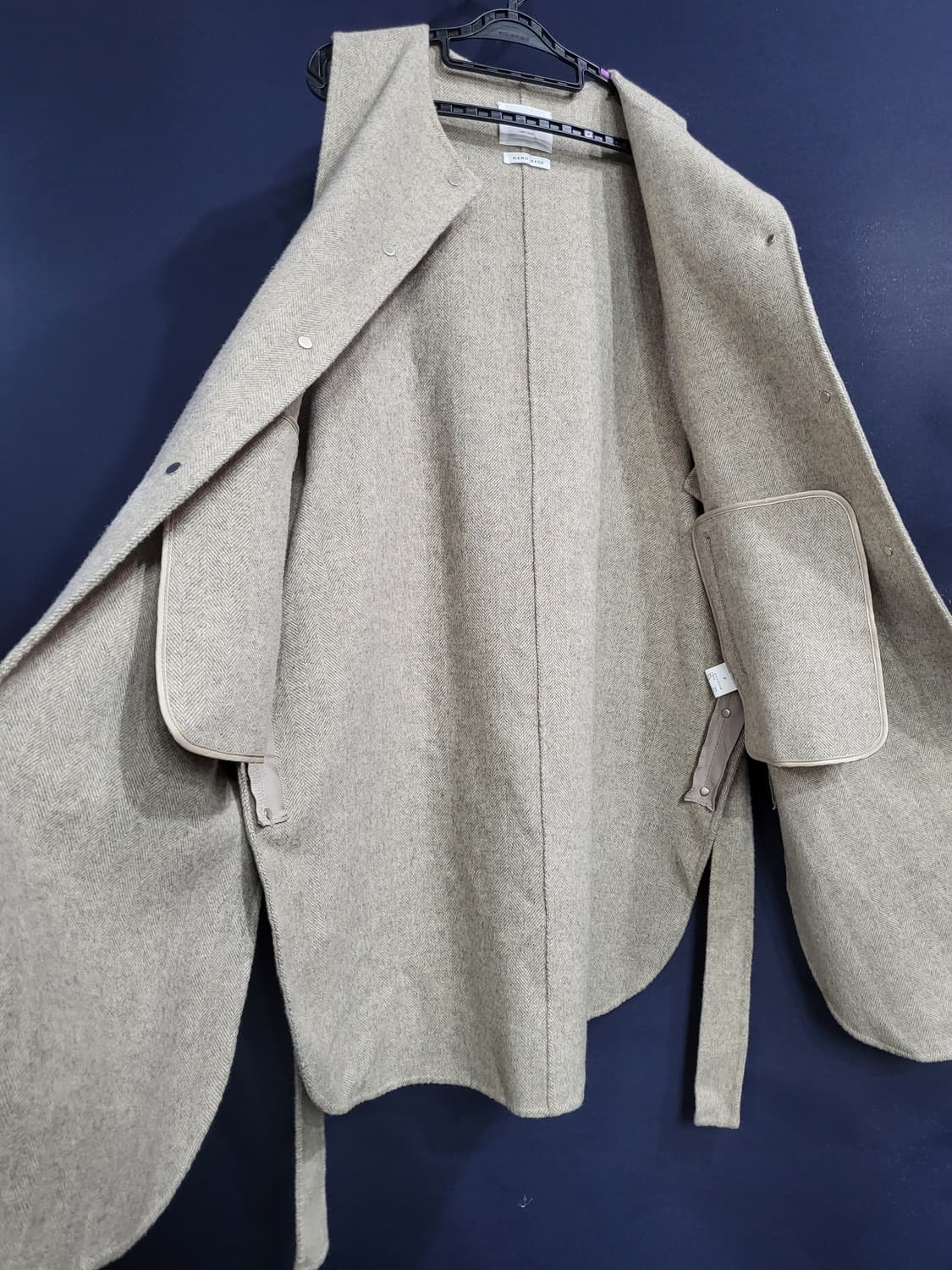 팔라스 울 핸드메이드 벨티드베스트 상품이미지5