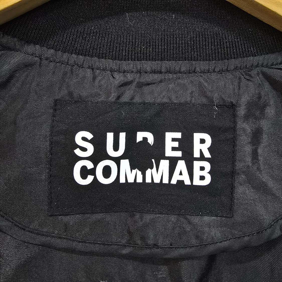 슈퍼콤마비(SUPER COMMA B) 자수 블루종 블랙 L 상품이미지8