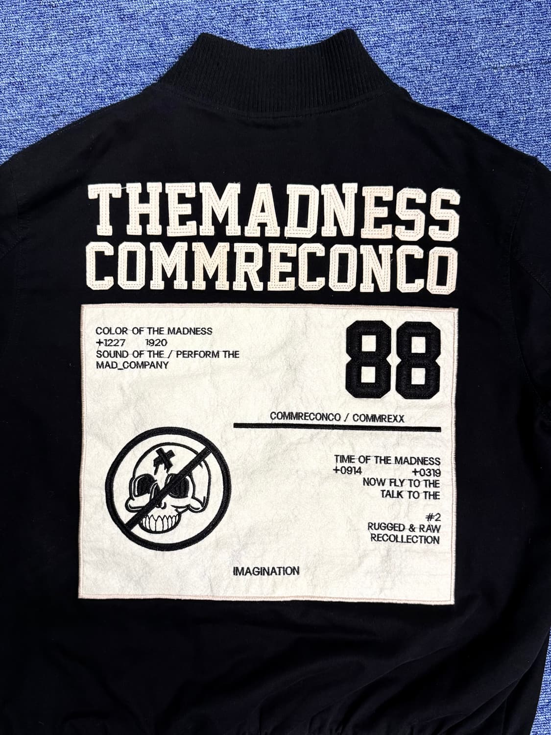 더 매드니스 하드웨이ma-1 블루종 자켓 상품이미지2