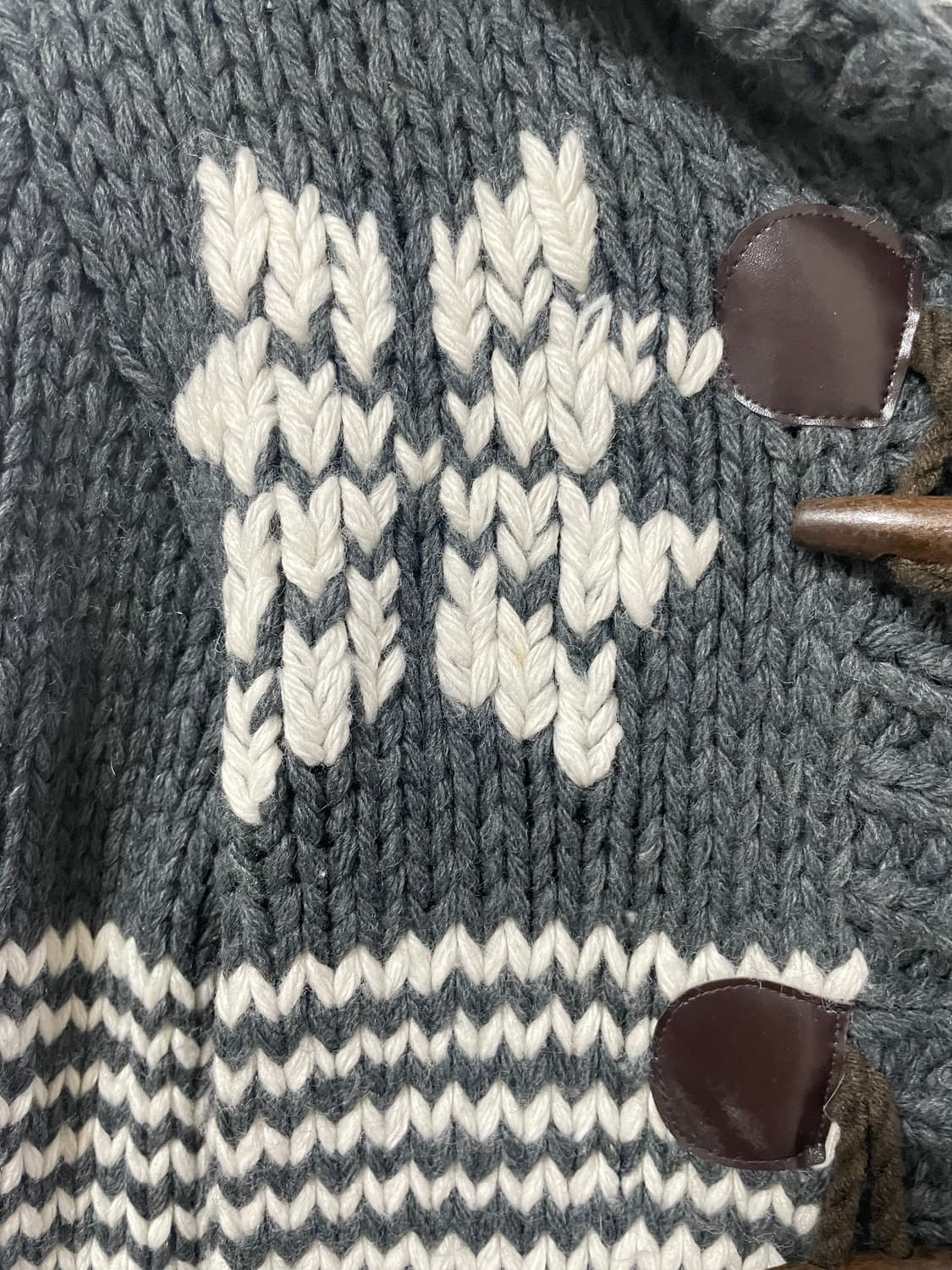 코위찬 네이비 후드 니트 상품이미지9