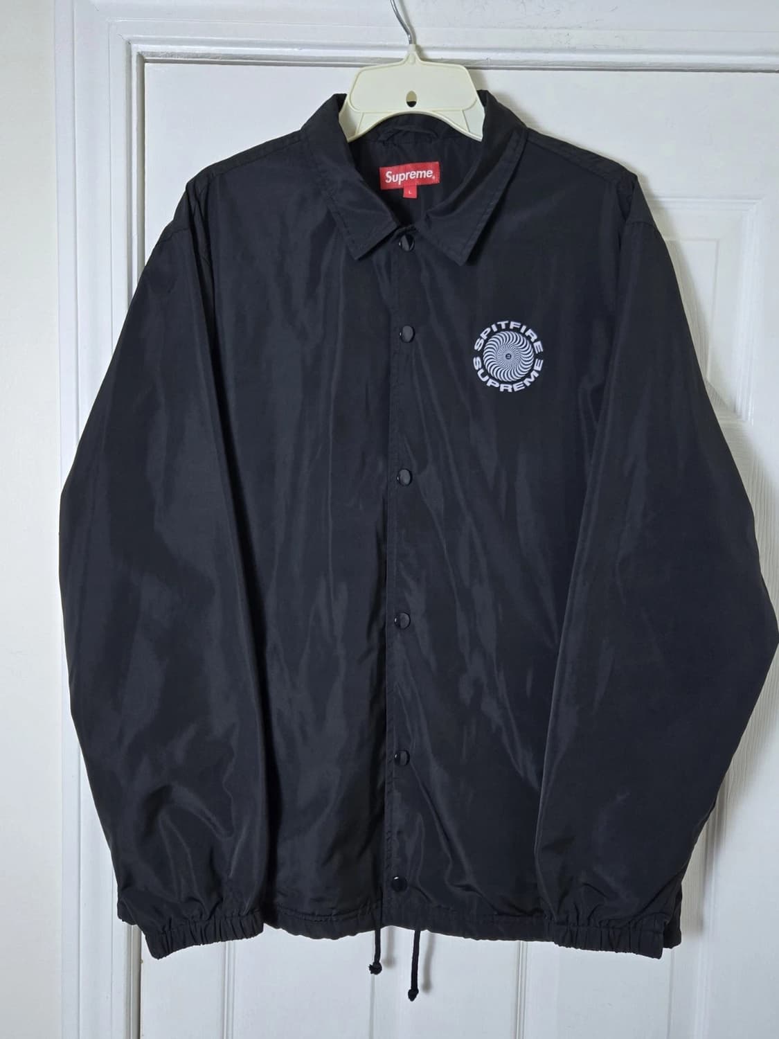 18SS 슈프림 x 스핏파이어 코치 자켓 블랙 상품이미지1