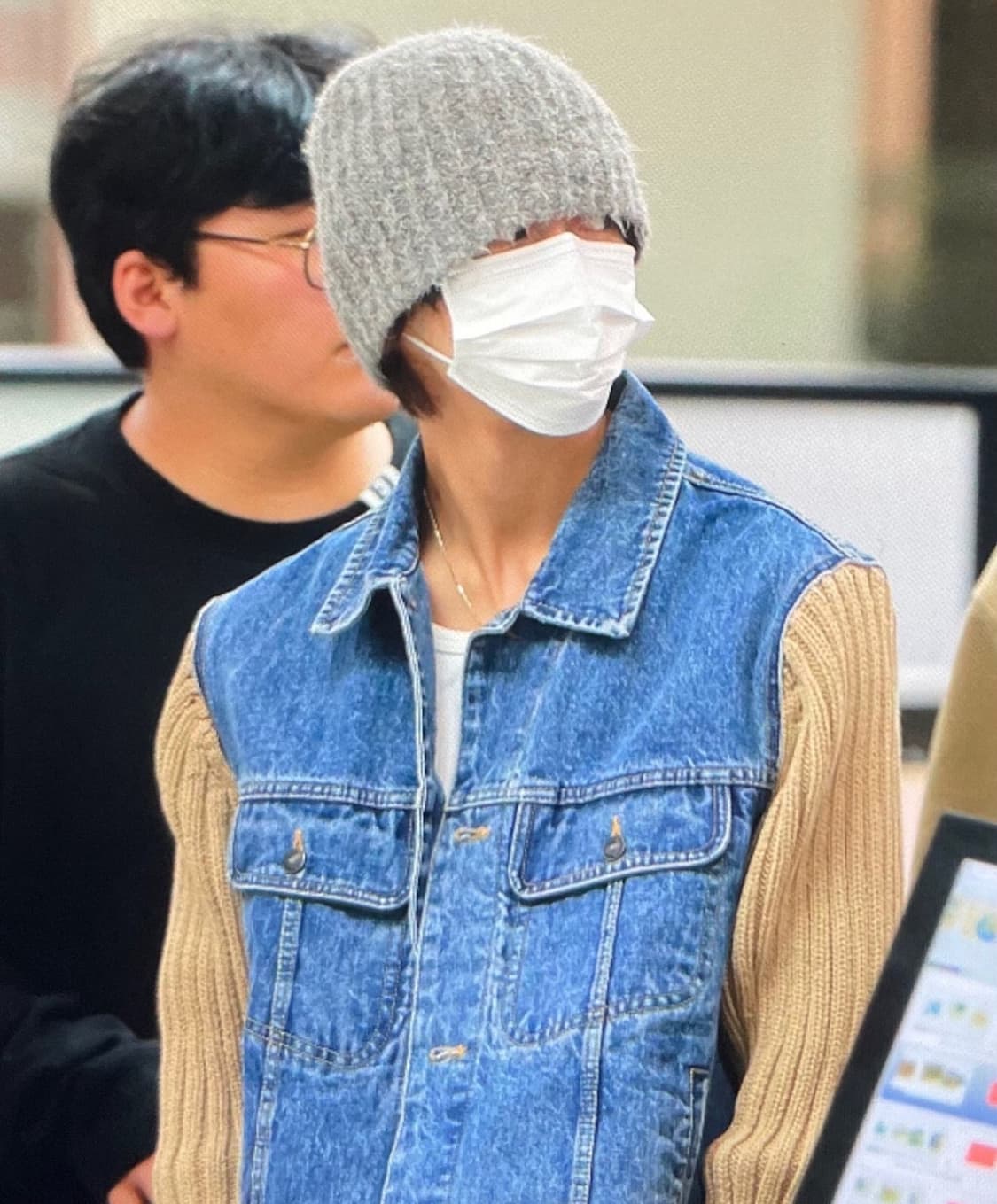 디젤 니트 데님 청자켓 상품이미지3