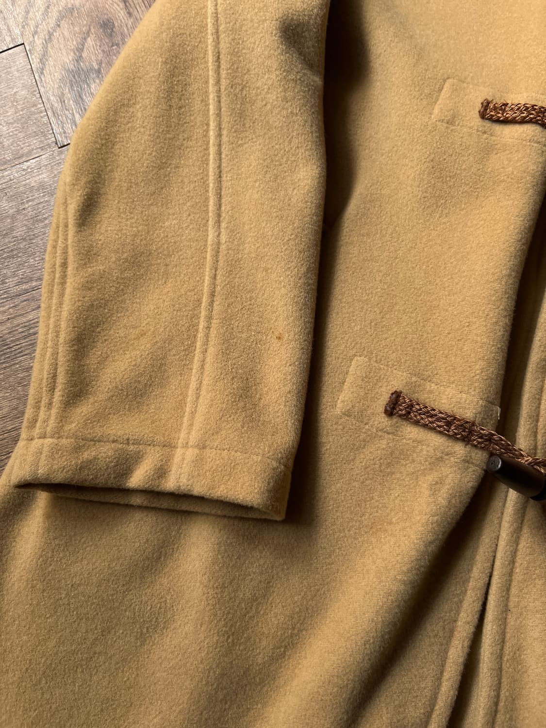 [L]폴로 랄프로렌 베이지 울 더플 코트 상품이미지4