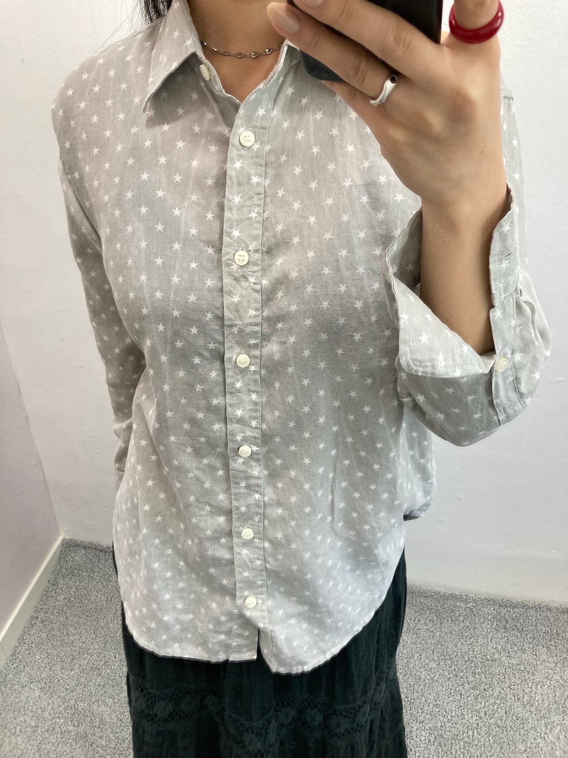 별무늬 셔츠 상품이미지2