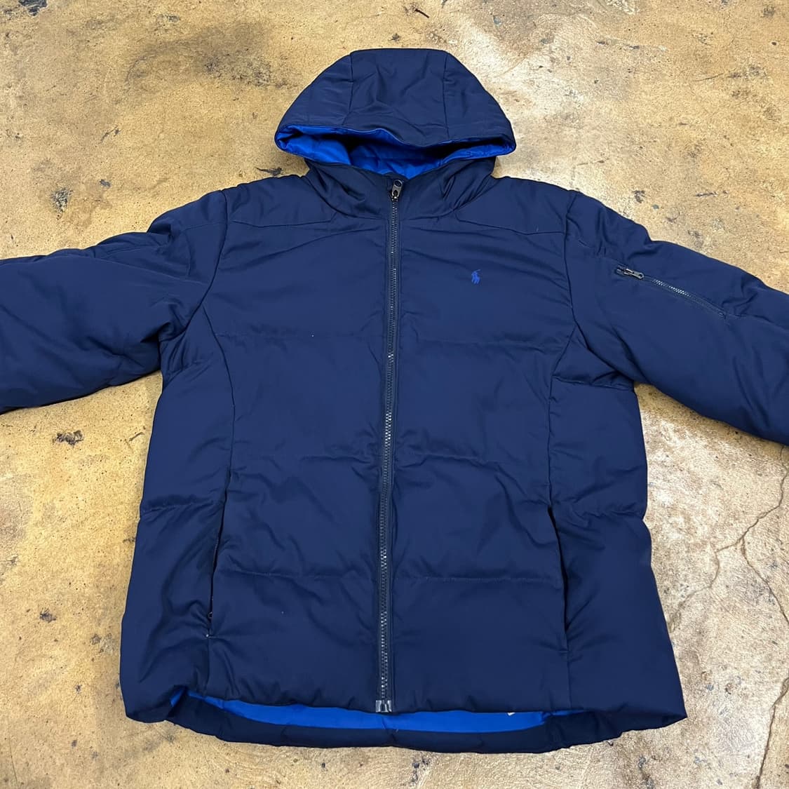 폴로 랄프로렌 네이비 숏 패딩  상품이미지3