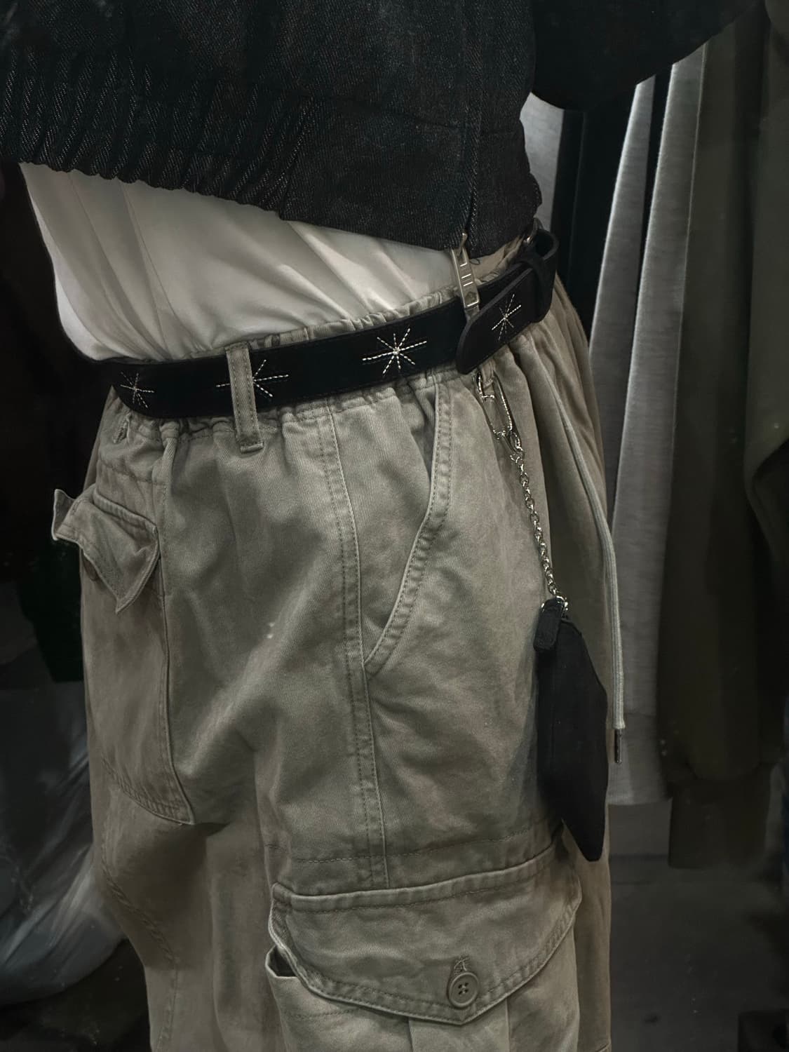 Shining suede belt- 샤이닝 자수 벨트/BLA 상품이미지8