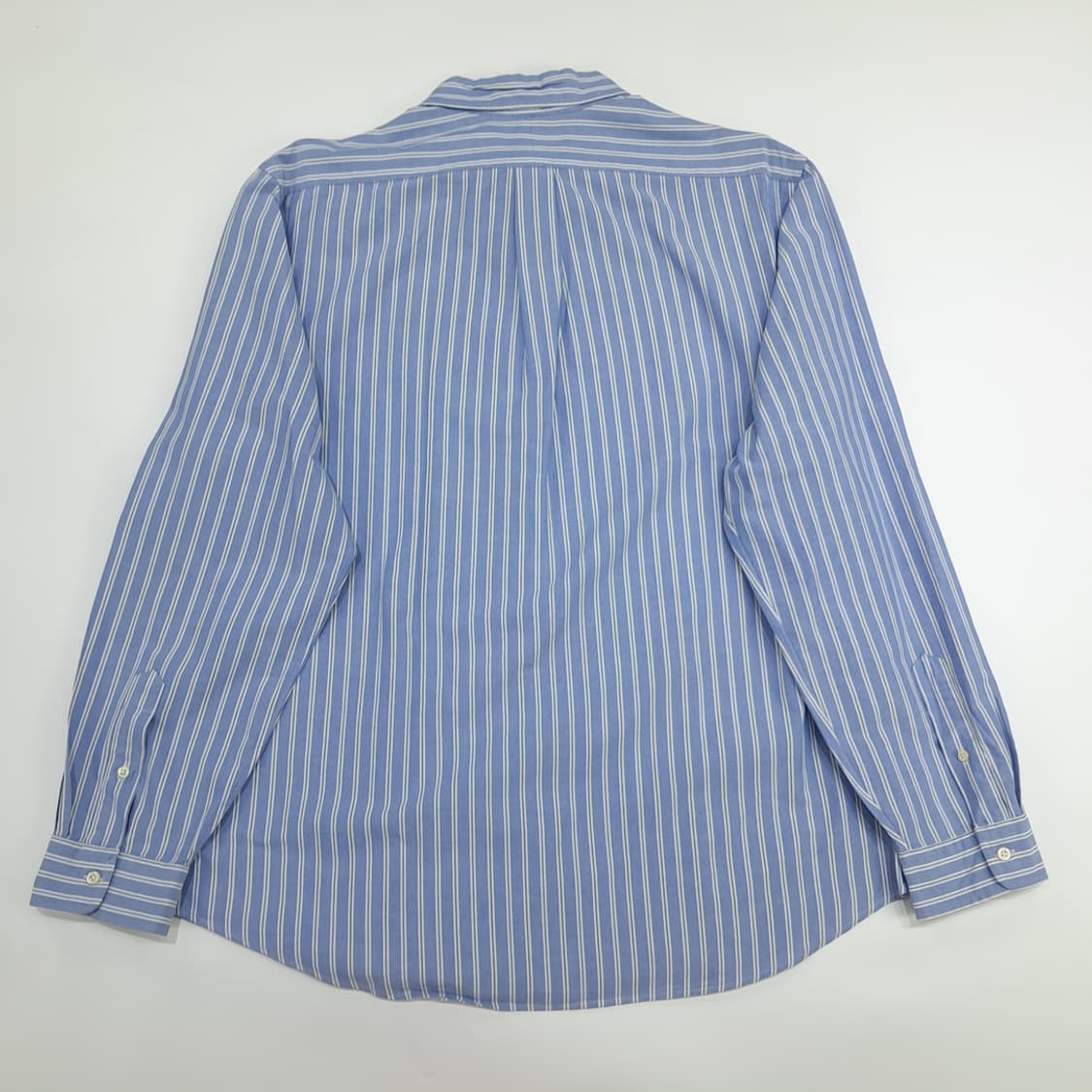 Co728 2XL 폴로 랄프로렌 블루 스트라이프 QR 긴팔 셔츠 남방 상품이미지9