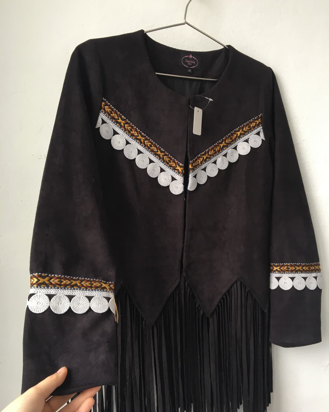Ethnic mood fringe jacket 상품이미지4