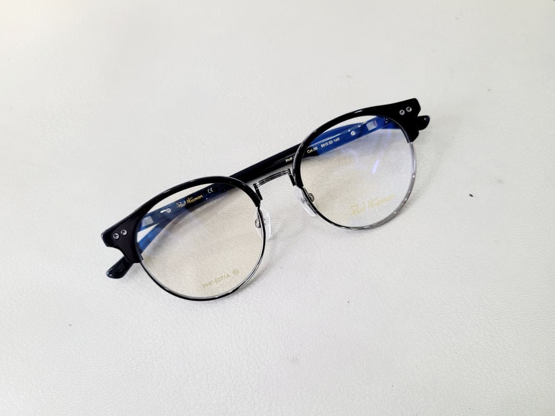 폴휴먼 안경 PHF-5271A 블랙원형하금테 안경 상품이미지8