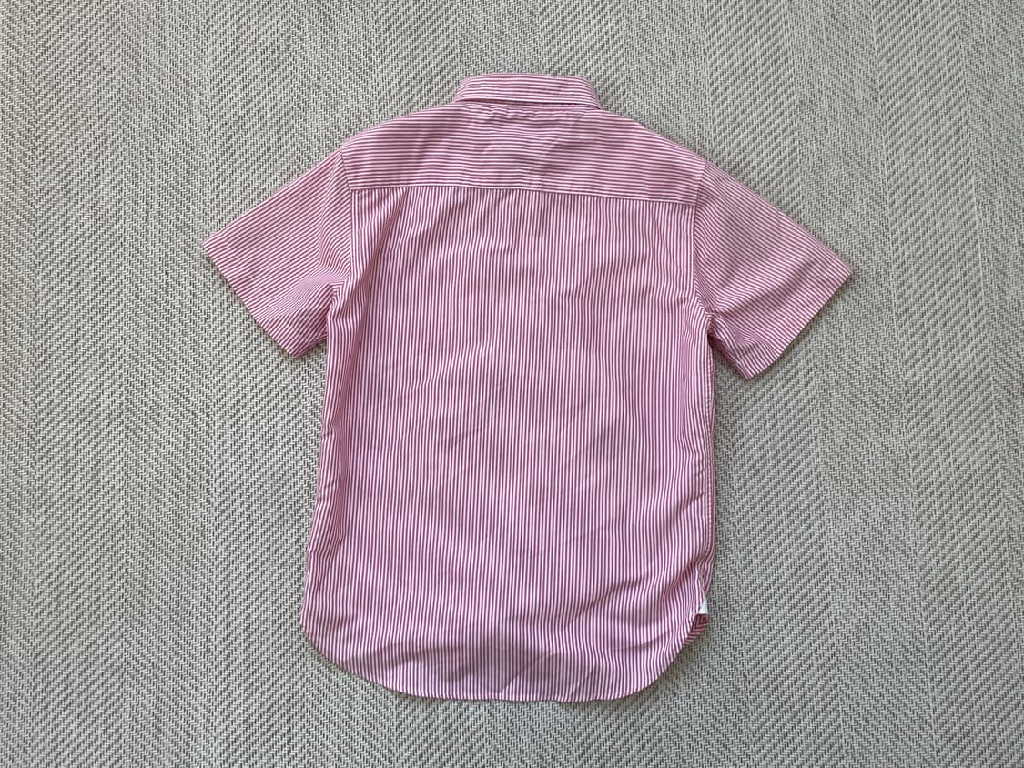 Tommy 타미힐피거 핑크 스트라이프 반팔 셔츠  J04021 상품이미지6