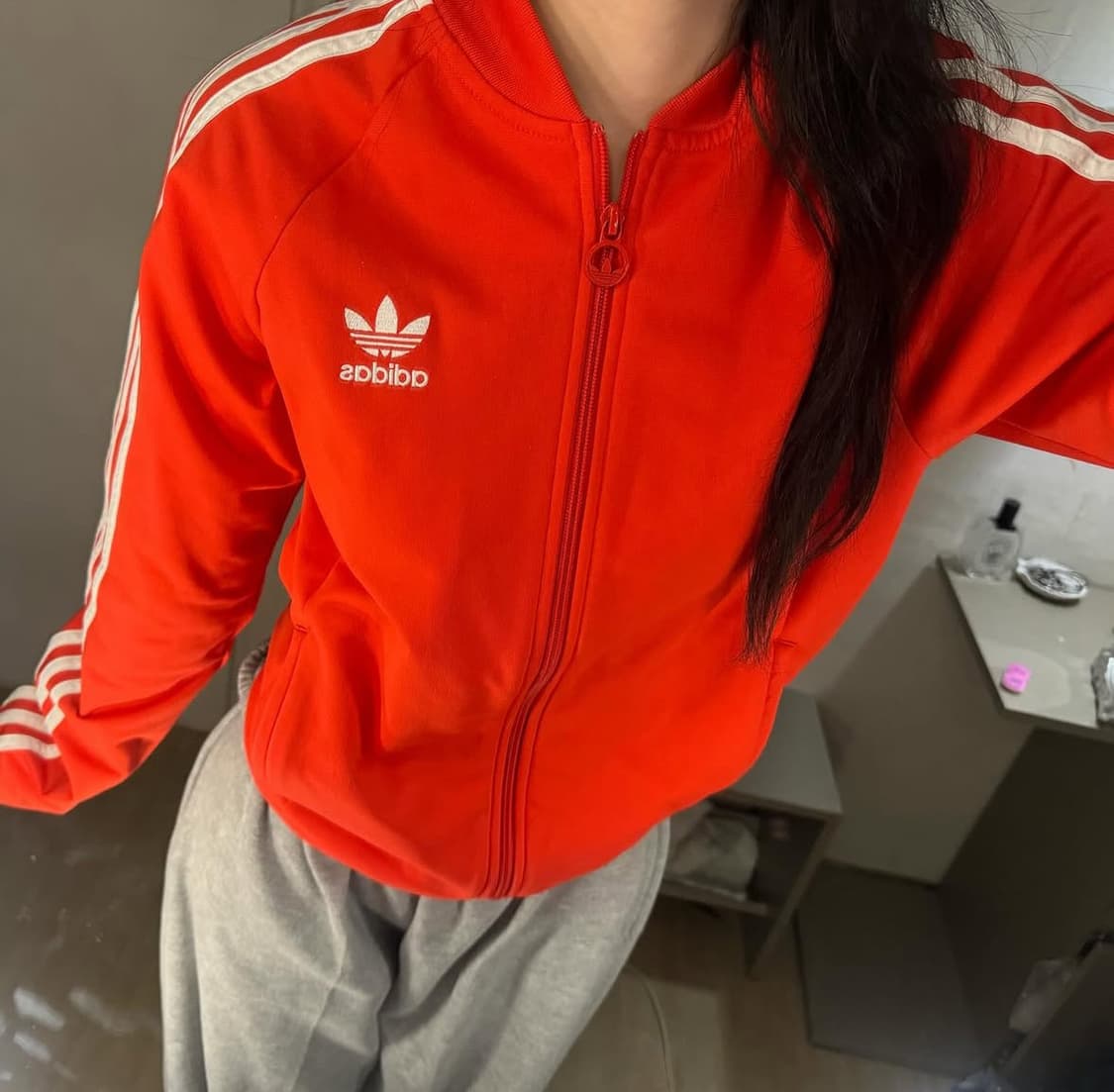 불꽃 파이어버드 레드 아디다스 져지 ❤️🤍 상품이미지2