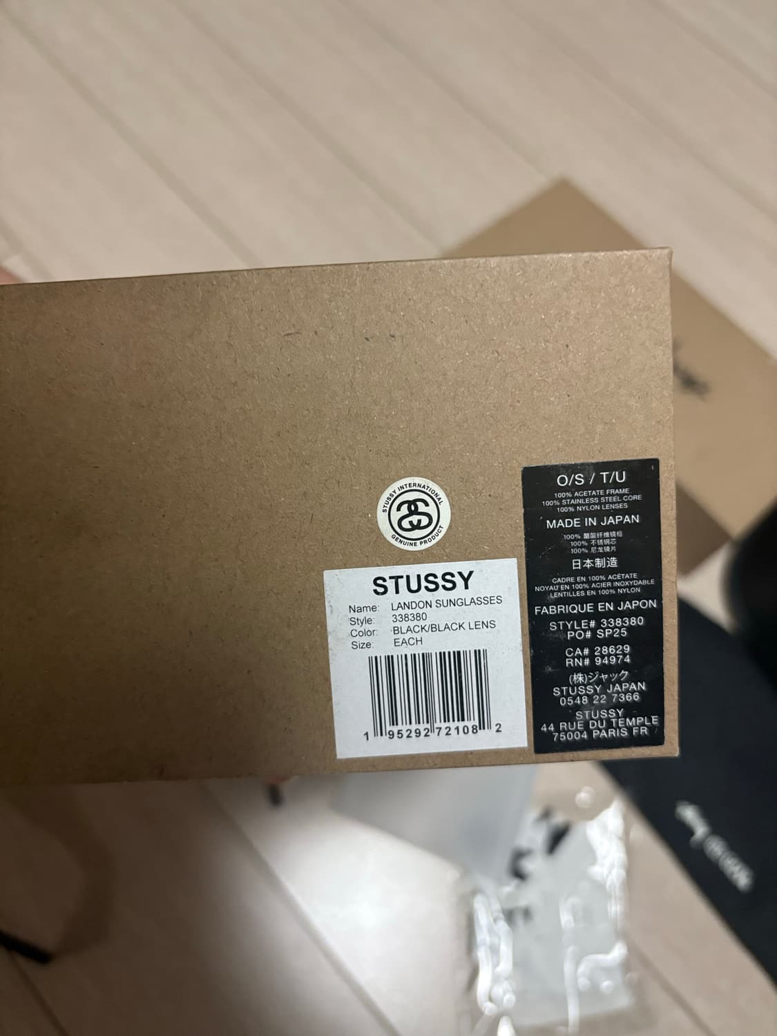 스투시 Landon 랜든 선글라스 블랙 상품이미지10
