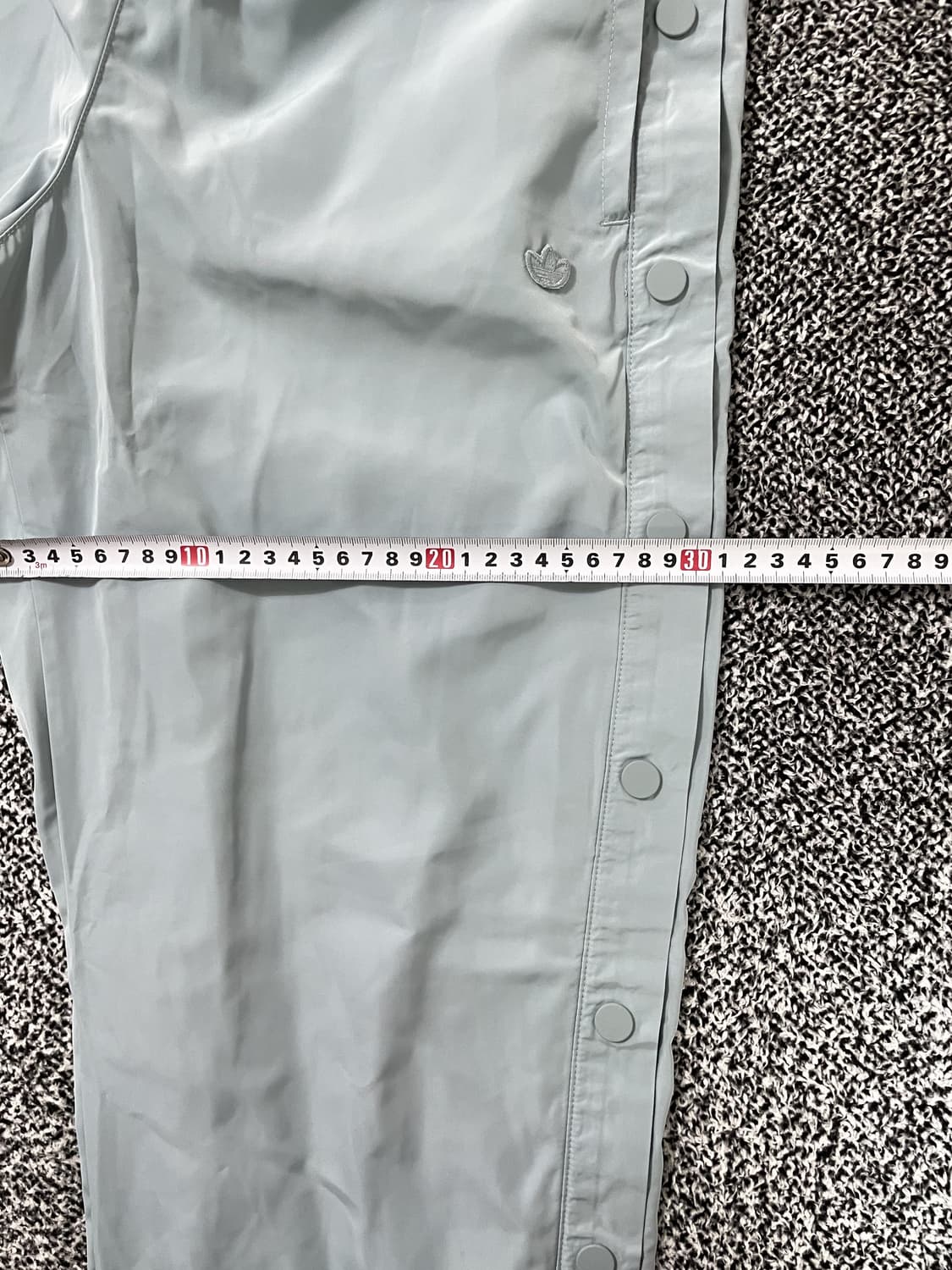 빈티지9. 아디다스 민트 츄바 스냅버튼 나일론 츄리닝 바지 상품이미지7