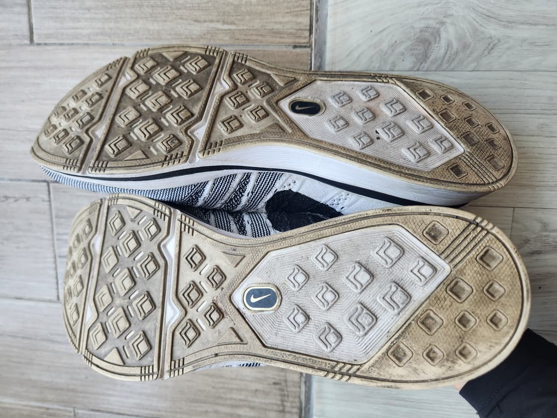 나이키 플라이니트 트레이너 화이트 블랙 2017 (290) 상품이미지6