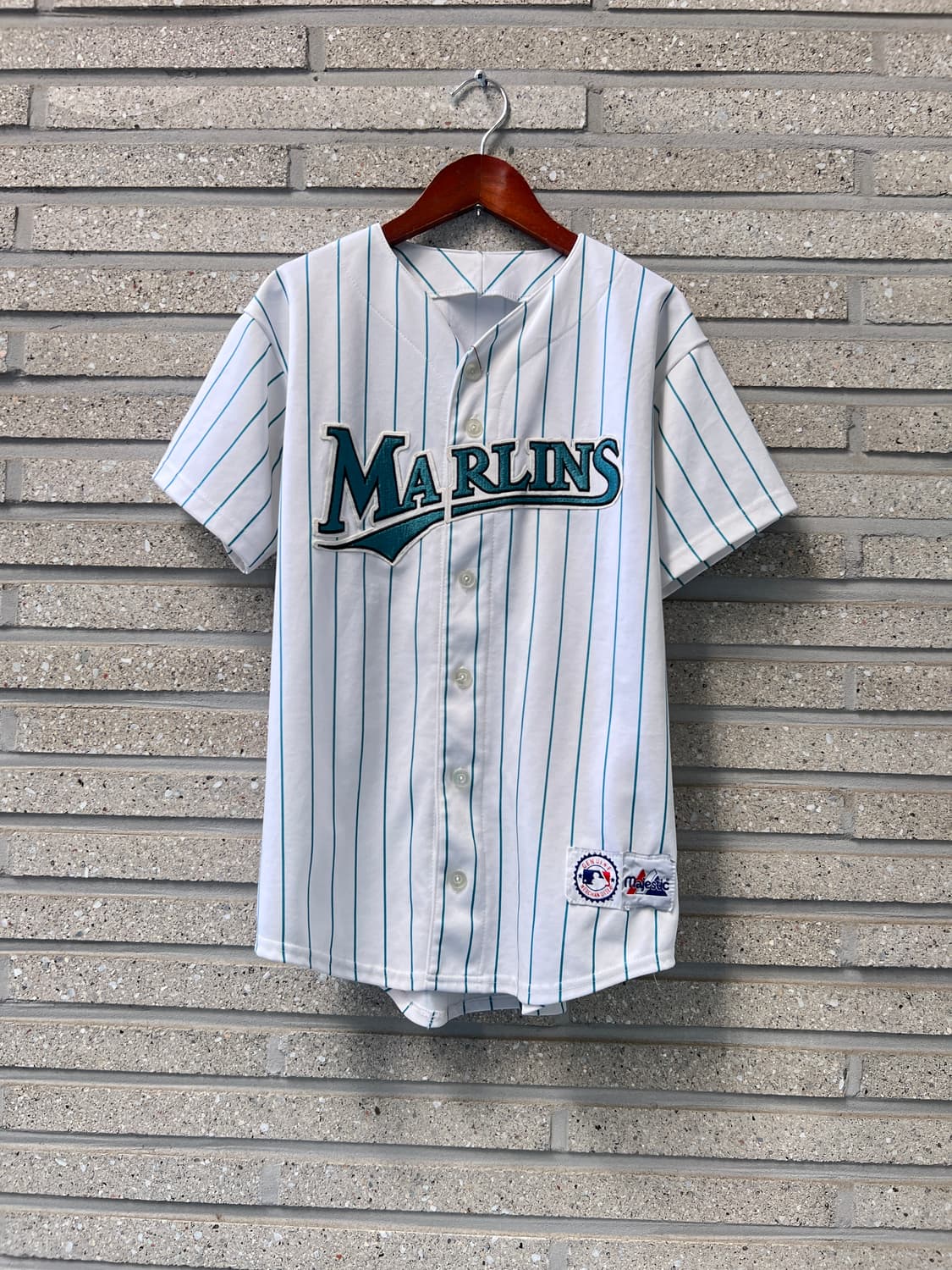 [S]Majestic USA 마제스틱 마이애미 MARLINS 베이스볼셔츠 상품이미지2