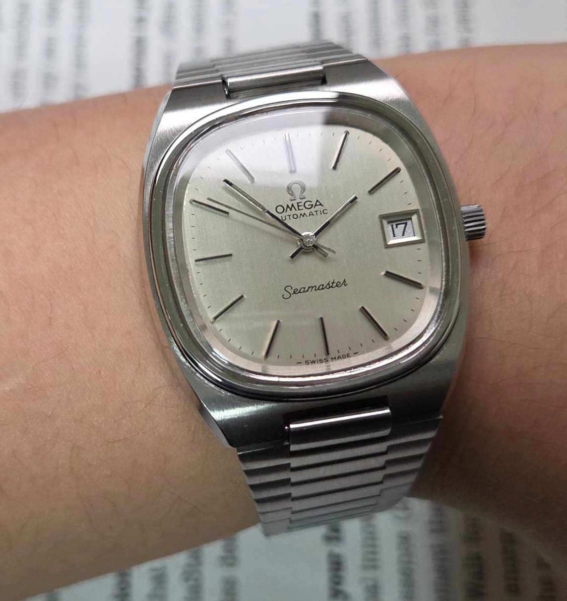 빈티지 오메가 씨마스터 테레비 실버판 싱글데이트 뻐뻐시 브슬 ver.
 상품이미지5