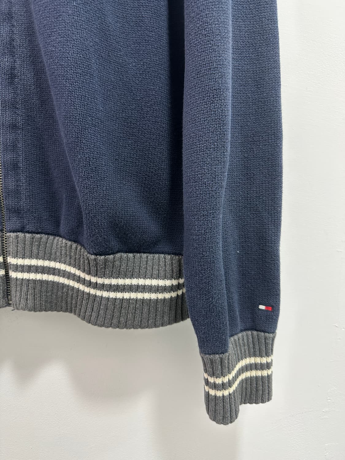 Tommy Hilfiger logo knit zip up 상품이미지4