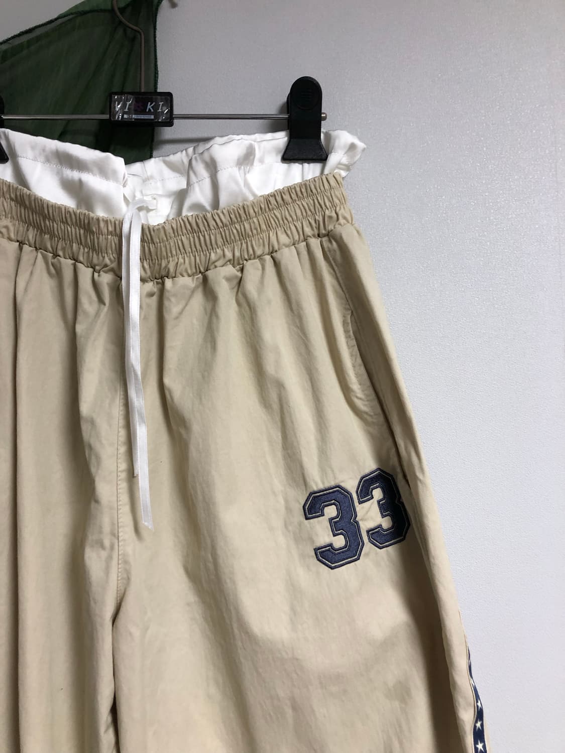 셋업이엑스이 setupexe 33star line pants(beige) 상품이미지5