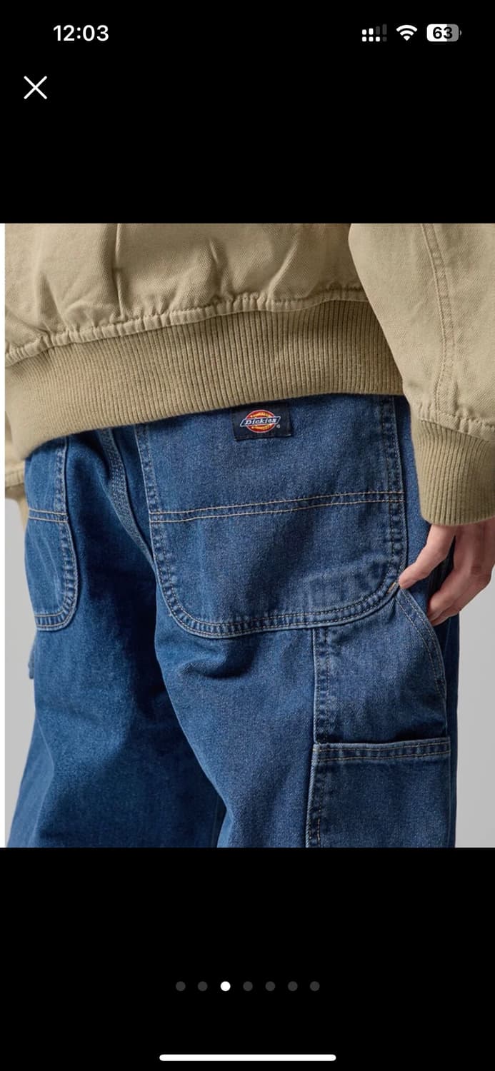 Dickies 데님 카펜터 팬츠 36인치 상품이미지1