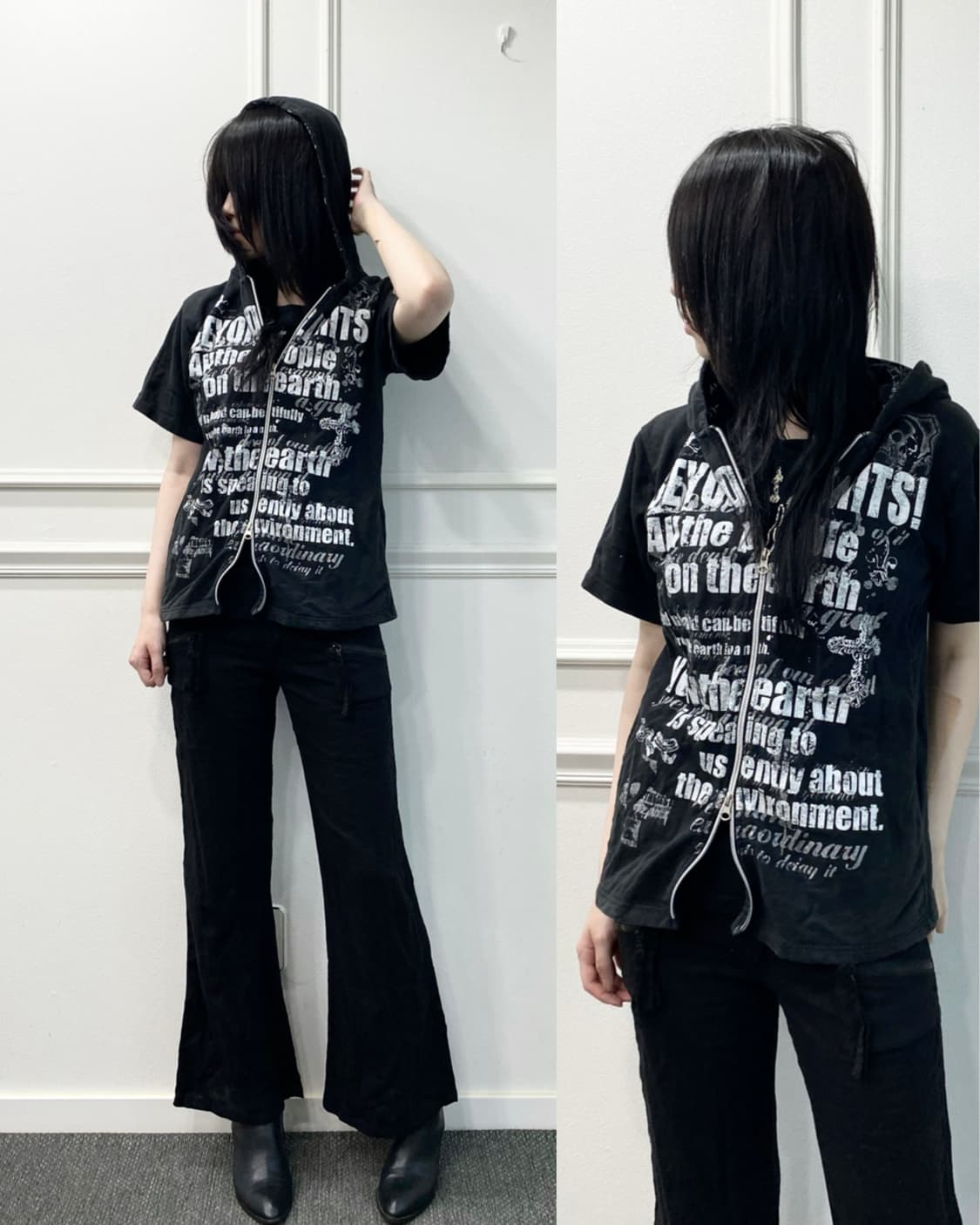 [Beaumont Carr] Punk Lettering 2-way Hoo 상품이미지6
